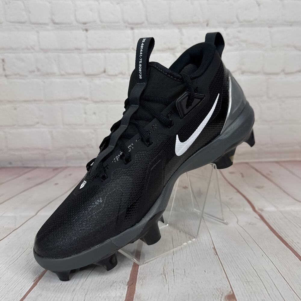 Nike Force Trout 9 Elite MCS Black Baseball Cleats Mens Size 12 (FZ0884-001) - Picture 4 of 11
